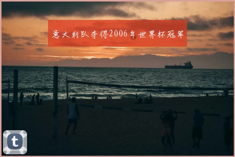 意大利队夺得2006年世界杯冠军