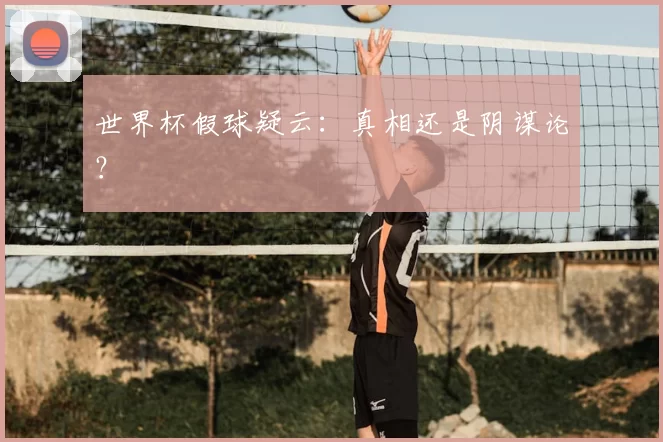 世界杯假球疑云:真相还是阴谋论?